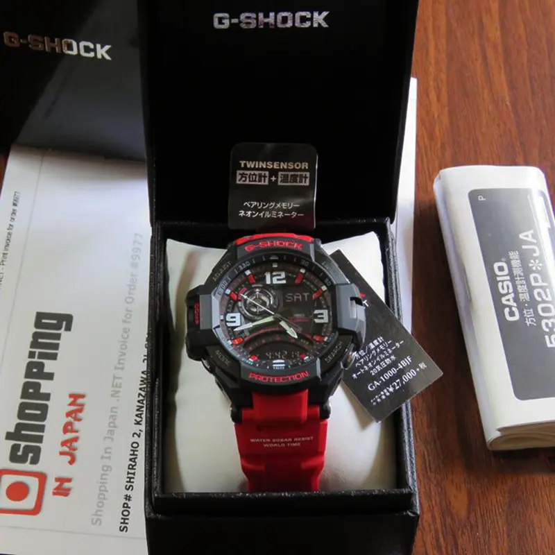 G-SHOCK Master of G GRAVITYMASTER Men’s Watch- GA-1000-4BDR